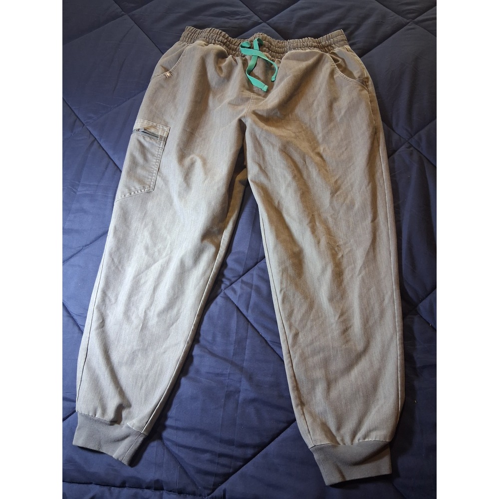 FIGS Technical Collection Heather Gray Jogger Scrubβ Pants Womens XL Petite